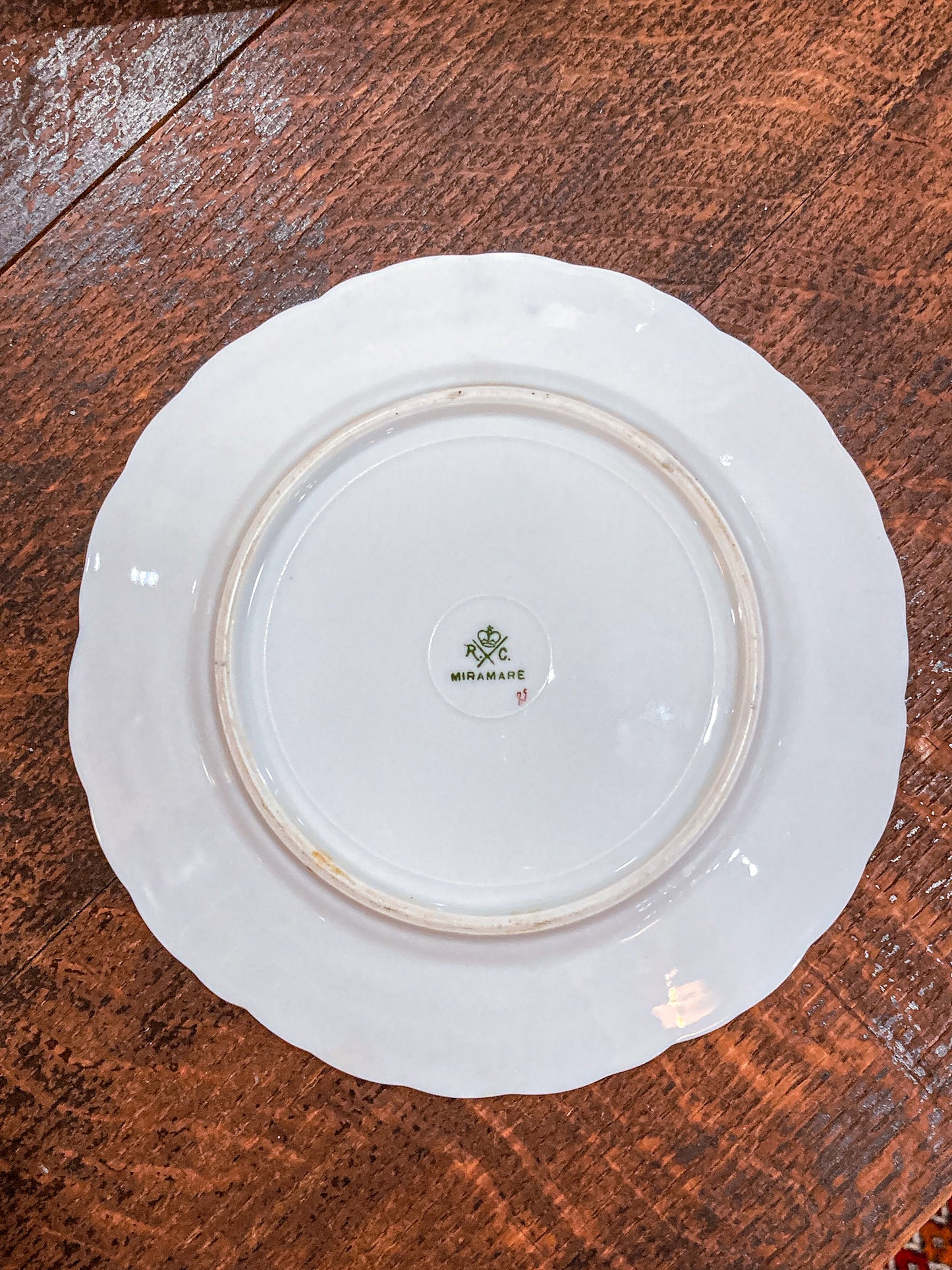 Vintage R.C. Rosenthal Portrait Cobalt Blue Porcelain Miramare Plate