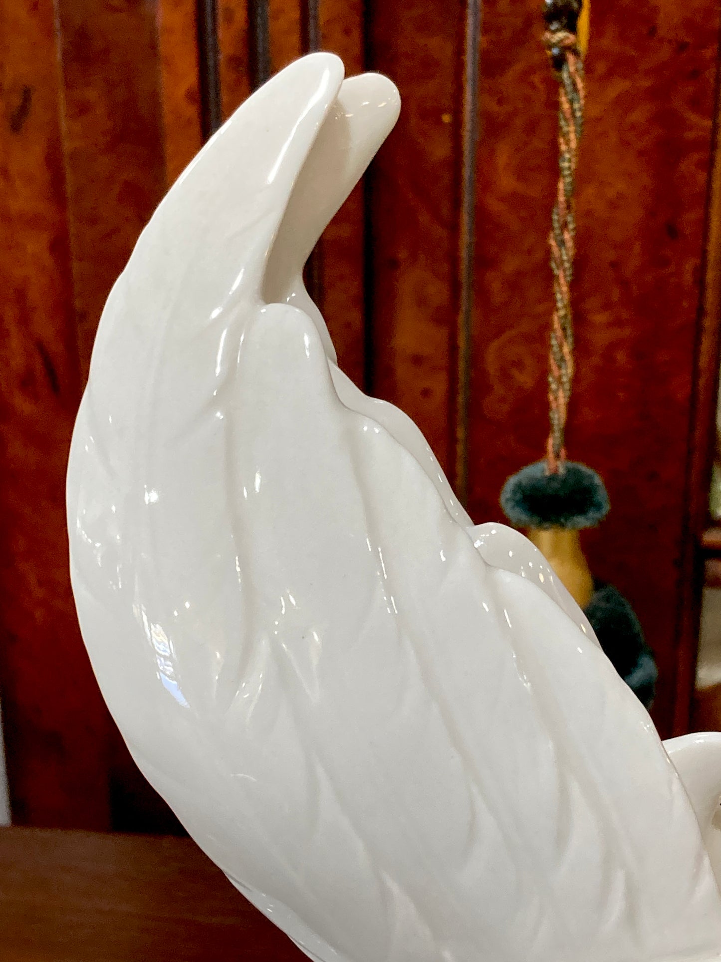 Vintage Lladro White Rooster Spanish Porcelain Figurine Sculpture