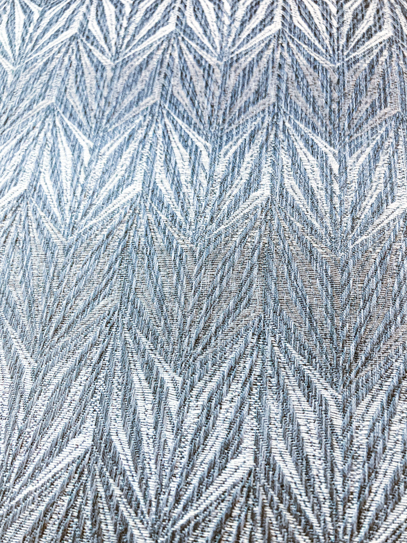 New Century Furniture Black Grey Patterned Charleston Slipper Accent Chair Fabric Detail 2