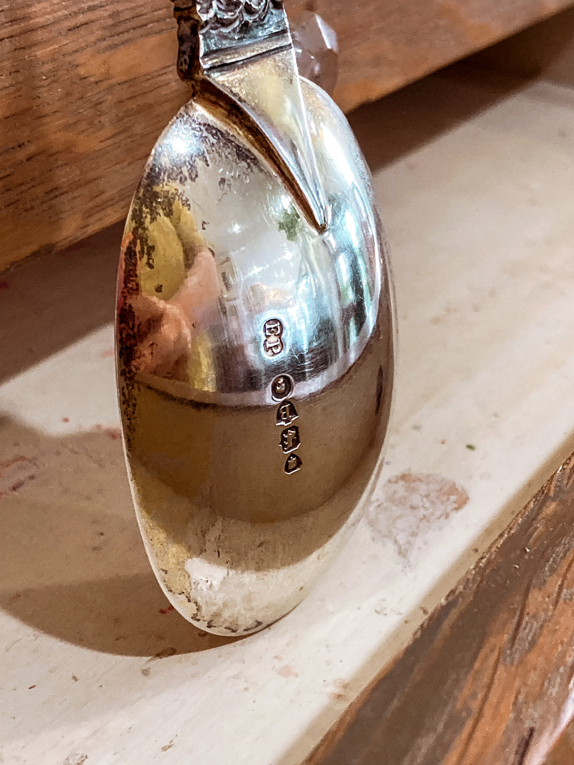 Antique Circa 1877 English Sterling Silver Figural Sculptural Apostle Spoon