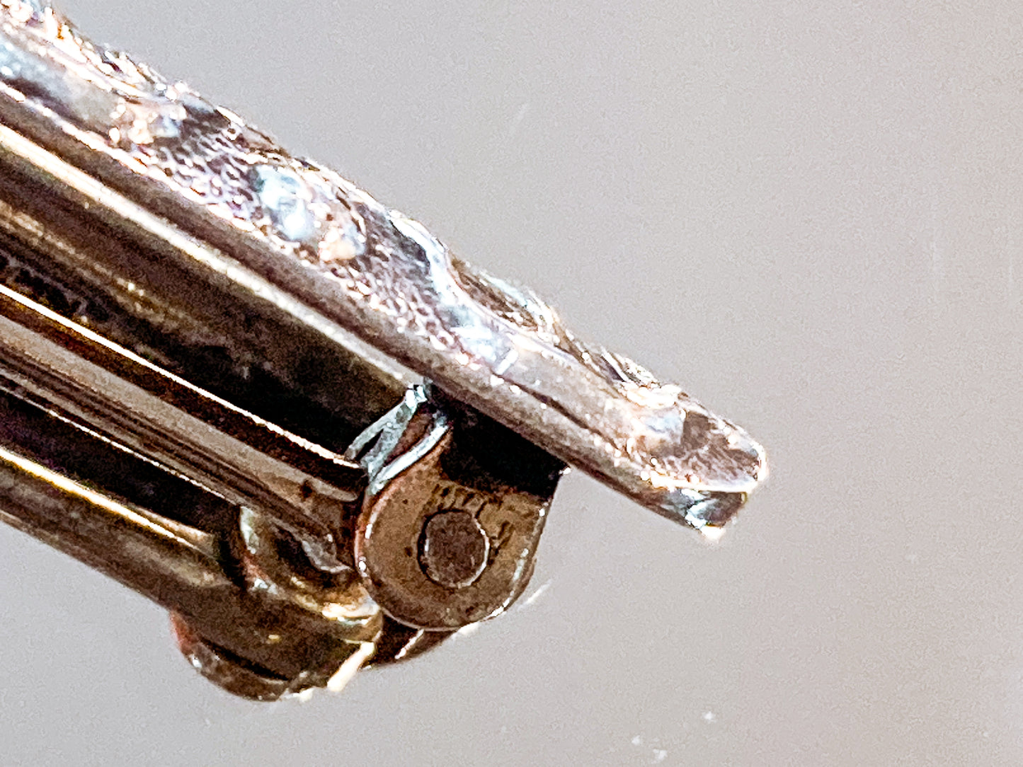 Antique Jenkins & Jenkins Fine Sterling Silver Art Nouveau Bar Pin Brooch